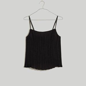 Madewell Plissé Crop Cami Tank